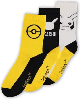 Produktbild von Pokemon Socken 3er-Pack Pikachu 39-42
