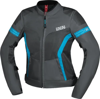 Produktbild von IXS Trigonis-Air Damen Motorrad Textiljacke, grau/blau, M