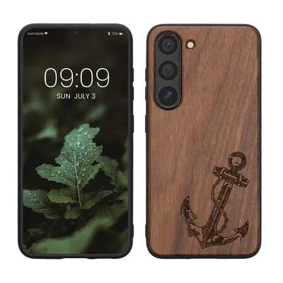 Imagen del producto de kwmobile KWM0000201O004C, funda, para Samsung, Galaxy S23, color marrón oscuro