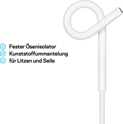 Produktbild von 10x Pulsara Pigtail Federstahl-Weidezaunpfahl - 1,0 m
