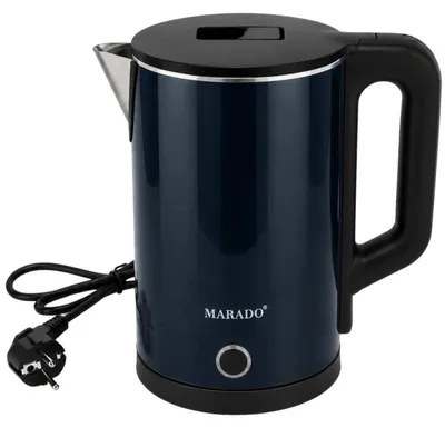 Obrázek produktu pro Verk 07537 Rychlovarná konvice 1,5 l, 1500 W, nerezová, tmavě modrá