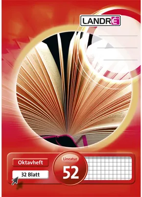 Immagine prodotto di LANDRÉ 100050478 Quaderno a quadretti, DIN A4, rigato 21/foderato
