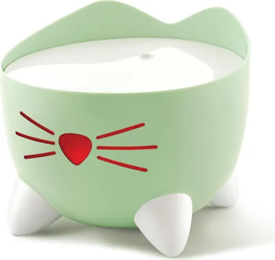 Immagine prodotto di Fontana Pixi | fontana per gatti | verde menta | 2,5l, 22x22x19,5 cm