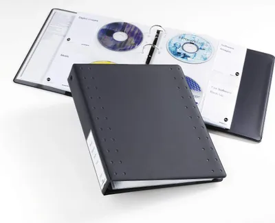 Obrázek produktu pro DURABLE Kroužkové album CD/DVD INDEX 40, antracitová, 522758