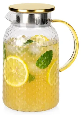 Obrázok produktu pre Sklenený džbán s viečkom 1,5 l