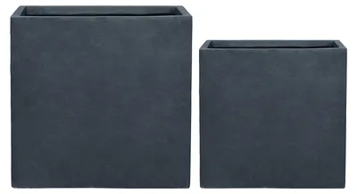 Zdjęcie produktu dla Doniczka betonowa Provencelia ALPHA Antracytowy, Ø60 cm x H60 cm, mrozoodporna