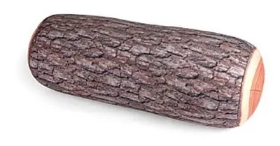 Produktbild von Kikkerland Nackenkissen mit Mikrokügelchen, Eiche Design, ca. 37x17x15 cm