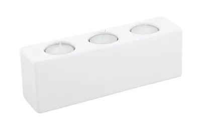 Immagine prodotto di Portacandele Quadro 3 (22x6x8cm), bianco