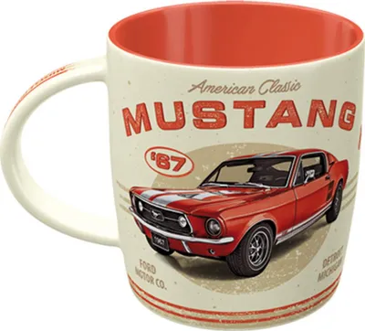 Image de Nostalgic-Art - Tasse à café - Ford Mustang - GT 1967 Red