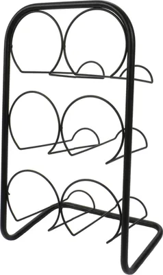 Produktbild von Excellent Houseware Weinflaschenhalter aus Metall/Weinregal für 6 Flaschen 22 x 14 x 38 cm - Weinflaschenhalter