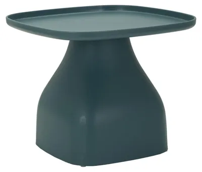 Immagine prodotto di Tavolino Gea in plastica blu petrolio cm 48x48x38