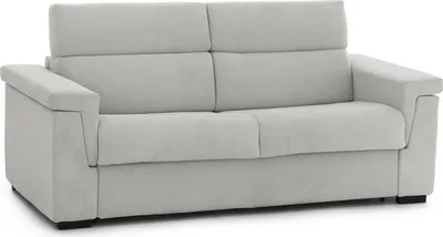 Immagine prodotto di Tenna - Divano Letto 2 Posti, 185x95 cm Grigio Chiaro, Sfoderabile  Italy