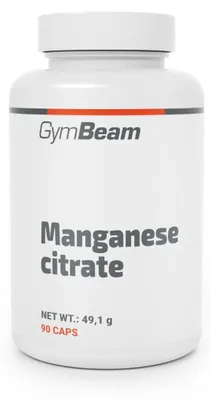 Produktbild von GymBeam - Mangancitrat, 90 Kapseln
