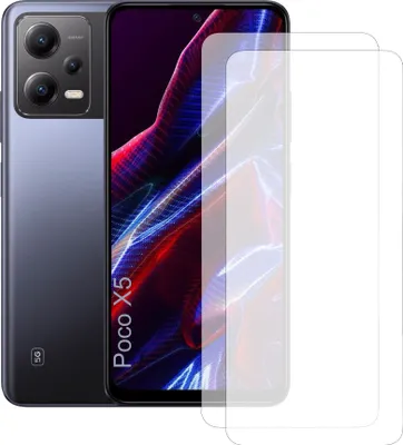 Produktbild von Zwei Stück (2x) Display-Schutzfolie Displayschutz-Glas 9H Glas für Xiaomi Poco X5