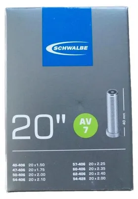 Produktbild von Schwalbe 1x Schlauch AV7 20x1.50-2.50.