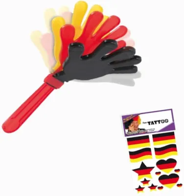 Produktbild von Fan Klapperhand Deutschland mit GRATIS Tattoos Accessoires Zubehör