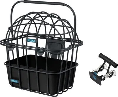 Immagine prodotto di Cestino per animali Around Vr Around Luna in alluminio, nero opaco
