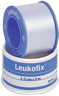 Produktbild von Heftpflaster Leukofix 5mx2,50cm Packung mit 12 Stück
