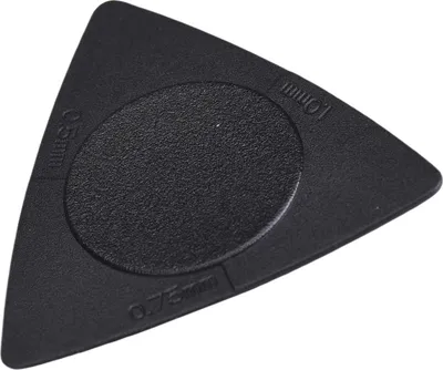 Produktbild von Gitarrenplektren mit mehreren Stärken, Zubehör für Musikinstrumente, 0,5/0,75/1,0 mm, Schwarz