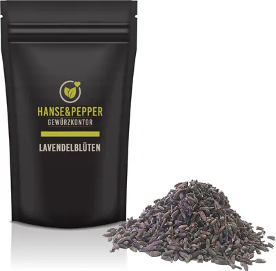 Produktbild von 100g Lavendelblüten getrocknet Lavendel-Blüten natürlich vom Hanse&Pepper Gewürzkontor - Gourmet Serie