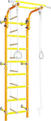 Produktbild von Wallbarz Family 2W Sprossenwand in Orange-Gelb, EG-KSK-002Or