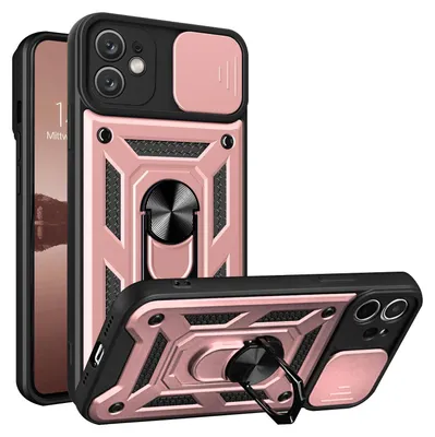 Produktbild von Armor Handyhülle für Apple iPhone 11 Kameraschutz Handy Panzer Case Cover Schutzhülle Outdoor Farbe: Rosegold
