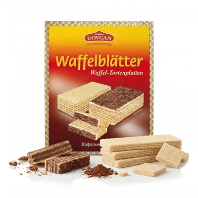 Produktbild von DOVGAN Waffelblätter 1er pack 350g