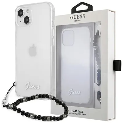 Obrázok produktu pre Guess Guhcp13Mkpsbk Iphone 13 6,1" Transparentné Pevné Puzdro Čierna Perleť