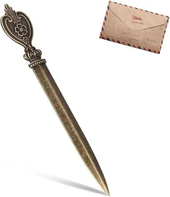 Image de Ouvre-lettres en cuivre, 12,8 cm, manuel