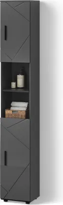 Produktbild von Badschrank Livinity Ronco Anthrazit Hochglanz 30 x 192 cm, Model 52618