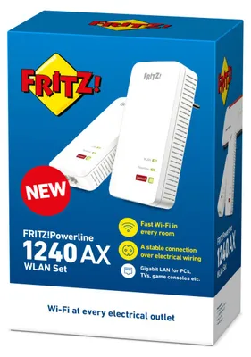 Immagine prodotto di FRITZ!Powerline 1240 AX WLAN Set international
