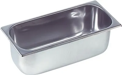 Produktbild von CHEFGASTRO Speiseis Behälter Edelstahl 5Ltr BxTxH 165x360x120mm