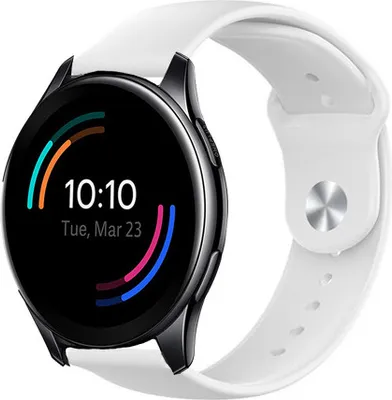 Produktbild von Strap-it OnePlus Watch Sportarmband (Weiß)