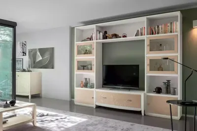 Produktbild von Wohnwand Schränke TV Schrank Set Wohnmöbel Praktisch Wohnzimmer 3tlg
