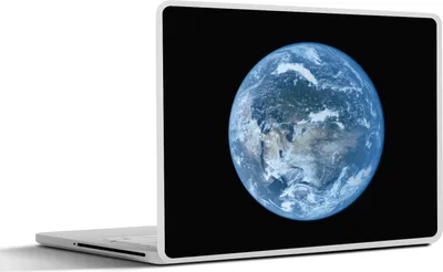 Produktbild von MuchoWow® Laptop Aufkleber Sticker Cover Satellitenbild einer hellblauen Erde 32.5x23.5 cm - Sticker für Laptop - Selbstklebend