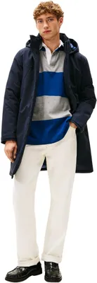 Produktbild von Tommy Hilfiger Herren Mantel Tech Padded Parka mit Kapuze, Blau (Desert Sky), L