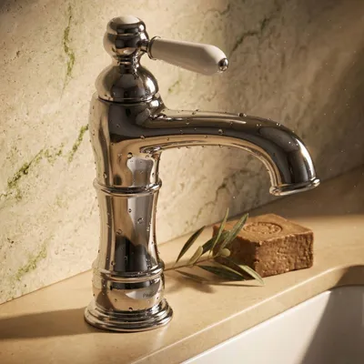 Zdjęcie produktu dla PaulGurkes Słuchawka Retro Chrom z ceramicznym uchwytem