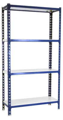 Zdjęcie produktu dla Regał do dużych obciążeń Simonrack SIMONCLICK 4 8435104960417 niebieski, biały 90,0 x 30,0 x 150,0 cm