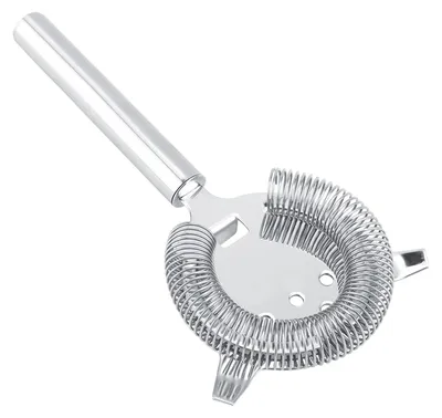 Cocktailseih aus Edelstahl, silber, 1 Stück, 20 cm