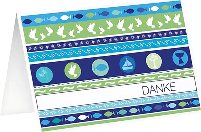 Produktbild von Danksagungen 4/4 Kommunion, Konfirmation - Marius