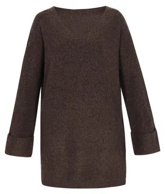 Produktbild von AODA damen pullover - braun, M/L
