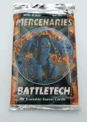 Produktbild von Battletech TCG Mercenaries Booster Pack WOC 6307