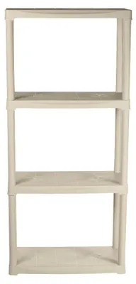 Obrázok produktu pre PVC regál 60x30x133 cm, nosnosť 4x20 kg, béžová