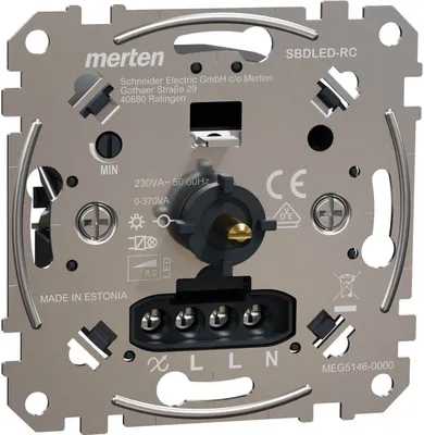 Produktbild von Merten Multiwire LED MEG5146-0000 Drehdimmer-Einsatz AC 230V 50/60 Hz