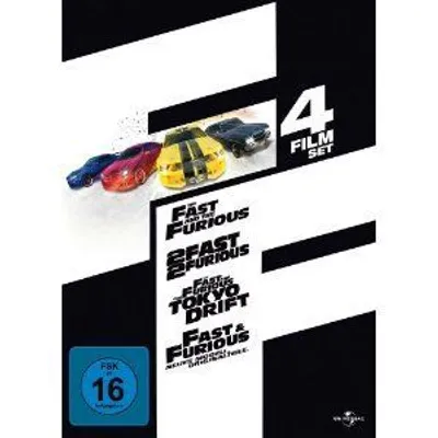 Produktbild von Fast & Furious 1-4 (DVD Film-Set)