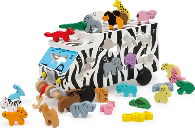 Produktbild von Steckspiel ABC-Bus Safari