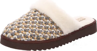 Produktbild von Rohde Damen Pantoffel Hausschuh warm gefüttert Schurwolle Maiori 6776, Größe:42 EU, Farbe:Beige