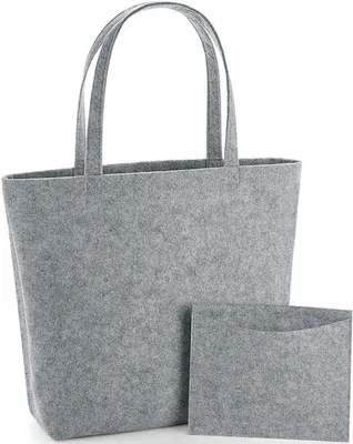 Immagine prodotto di Bagbase - Rete per la spesa, feltro PC5350 (taglia unica) (grigio screziato)
