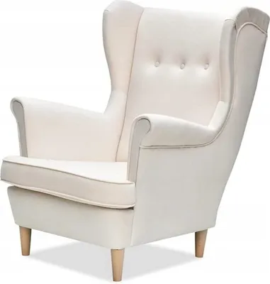 Produktbild von Family Meble Ohrensessel Ari Relaxsessel aus Webstoff Skandinavisch Loungesessel Fernsehsessel Für Wohnzimmer Esszimmer Schlafzimmer Büro (MKR 16)