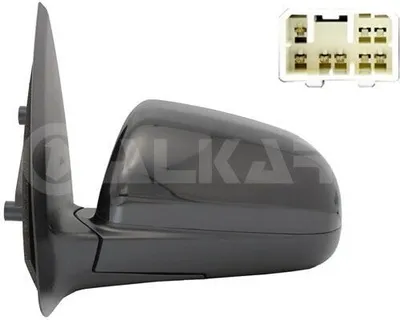 Produktbild von ALKAR 6125453 Außenspiegel Seitenspiegel Links für CHEVROLET Aveo / Kalos Schrägheck (T250, T255) Beheizt Konvex Elektrisch